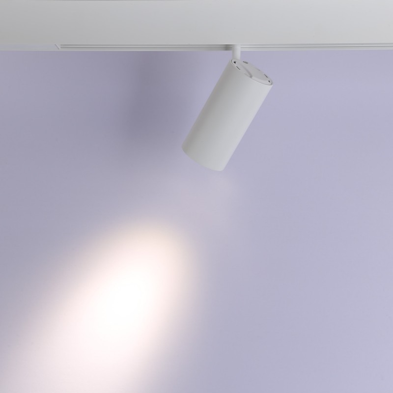 LED spotlight for magnetic track 48V - 18W - White