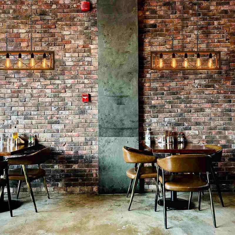 Vintage wood and metal pendant lamp "Sisca" - 5xE27