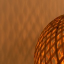 Trisa" triple wicker pendant lamp - 3xE27