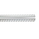 Aluminum profile integration plaster/plasterboard for external corner - LED strip up to 10 mm - 2 meters