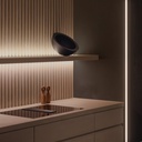Aluminum profile integration plaster/plasterboard for external corner - LED strip up to 10 mm - 2 meters
