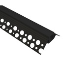 Aluminum profile integration plaster/plasterboard for external corner - LED strip up to 10 mm - 2 meters