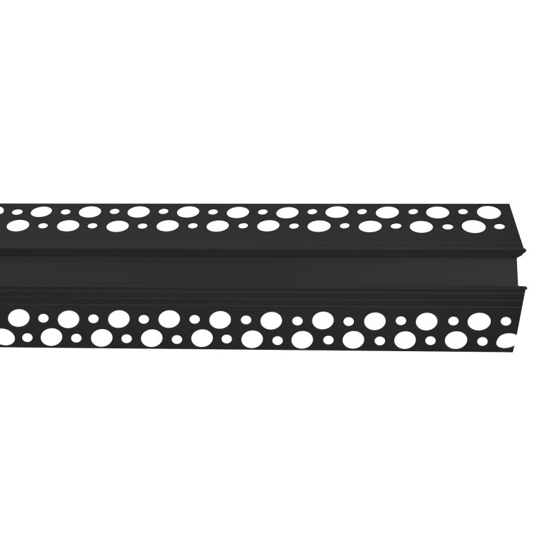Aluminum profile integration plaster/plasterboard for external corner - LED strip up to 10 mm - 2 meters