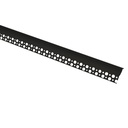Aluminum profile integration plaster/plasterboard for external corner - LED strip up to 10 mm - 2 meters