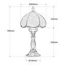 Table lamp "Candice" inspiration "Tiffany" - Ø 30cm