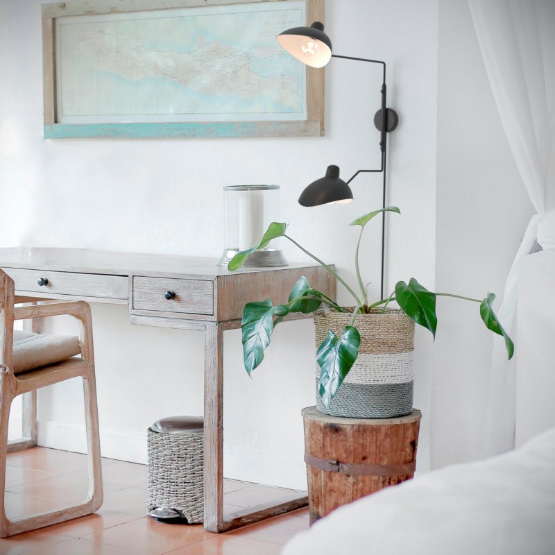 Plug-in design wall lamp "Louise" - 2xE27