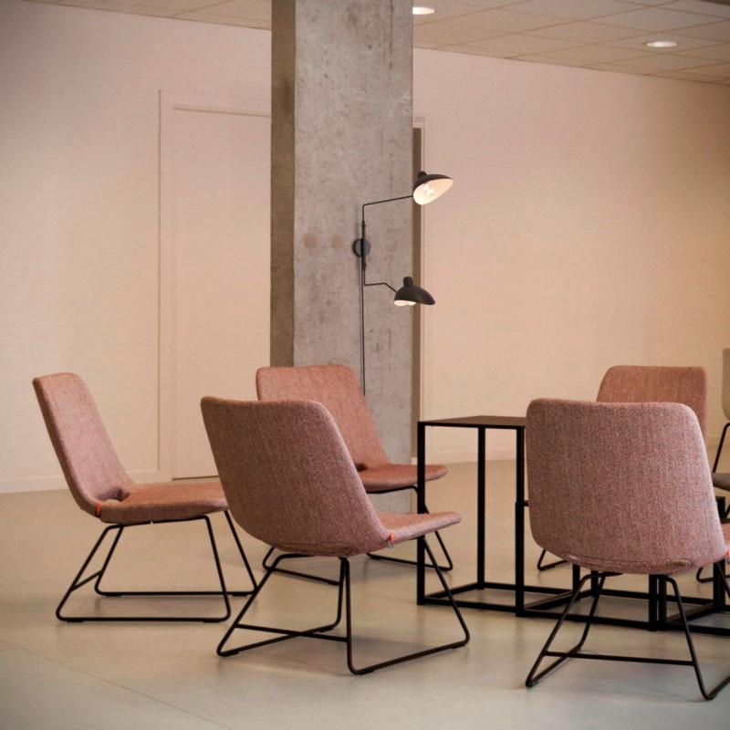 Plug-in design wall lamp "Louise" - 2xE27