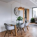 Wicker pendant lamp with switch and plug "Hanna".