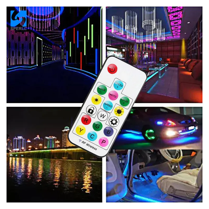 RGB/RGBW pixel IC LED controller with RF remote control - 5-24V DC - 2048 pixels