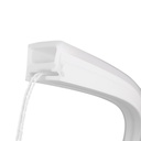 Flexible silicone sleeve - Converts LED strip to neon - 16x16mm - 5 meters - Vertical curvature