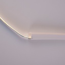 Flexible silicone sleeve - Converts LED strip to neon - 16x16mm - 5 meters - Vertical curvature