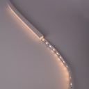 Flexible silicone sleeve for converting LED strip to neon - 16x16mm - 5 meters - PCB up to 10mm - Horizontal curvature