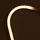 Flexible silicone sleeve for converting LED strip to neon - 16x16mm - 5 meters - PCB up to 10mm - Horizontal curvature