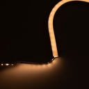 Flexible silicone sleeve for converting LED strip to neon - 16x16mm - 5 meters - PCB up to 10mm - Horizontal curvature