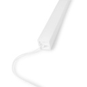 Flexible silicone sleeve for converting LED strip to neon - 16x16mm - 5 meters - PCB up to 10mm - Horizontal curvature