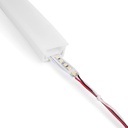 Flexible silicone sleeve to convert LED strip to neon - 30x20mm - 5 meters - Vertical curvature