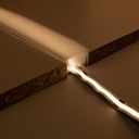 Flexible silicone sleeve to convert LED strip to neon - 30x20mm - 5 meters - Vertical curvature