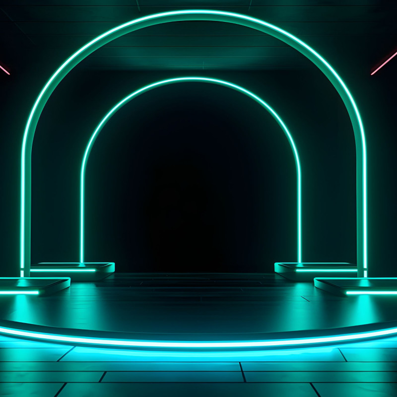 Flexible silicone sleeve to convert LED strip to neon - 30x20mm - 5 meters - Vertical curvature