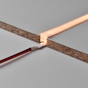 Flexible silicone sleeve to convert LED strip to neon - 10x10mm - 5 meters - Vertical curvature