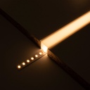 Flexible silicone sleeve to convert LED strip to neon - 16x16mm - 5 meters - Vertical curvature