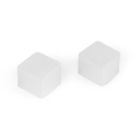 Black start/end cap for flexible silicone sleeve 16x16mm - WOS161616