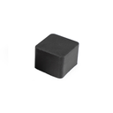 Black start/end cap for flexible silicone sleeve 16x16mm - WOS161616