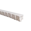 Aluminum flexible profile 16x16 mm for silicone sleeves - 2 meters