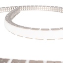 Aluminum flexible profile 16x16 mm for silicone sleeves - 2 meters