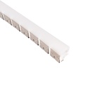 Aluminum flexible profile 16x16 mm for silicone sleeves - 2 meters