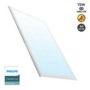 Pack of 12 slim LED panels 120X60cm - PHILIPS Driver - 72W - UGR19