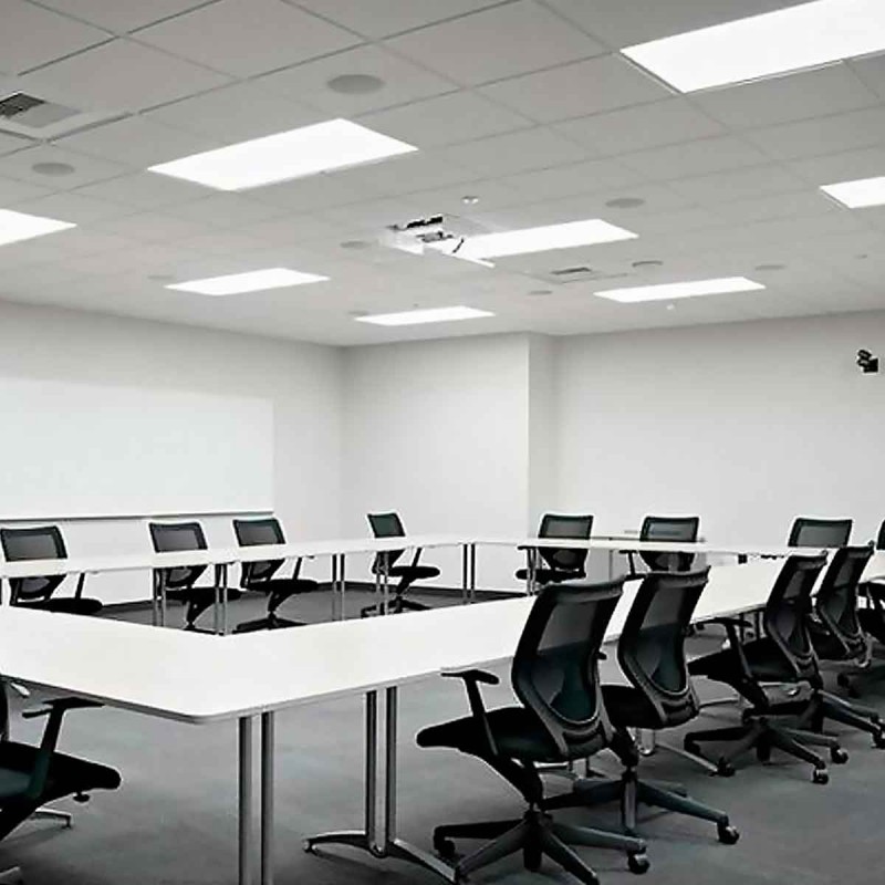 Pack of 12 slim LED panels 120X60cm - PHILIPS Driver - 72W - UGR19