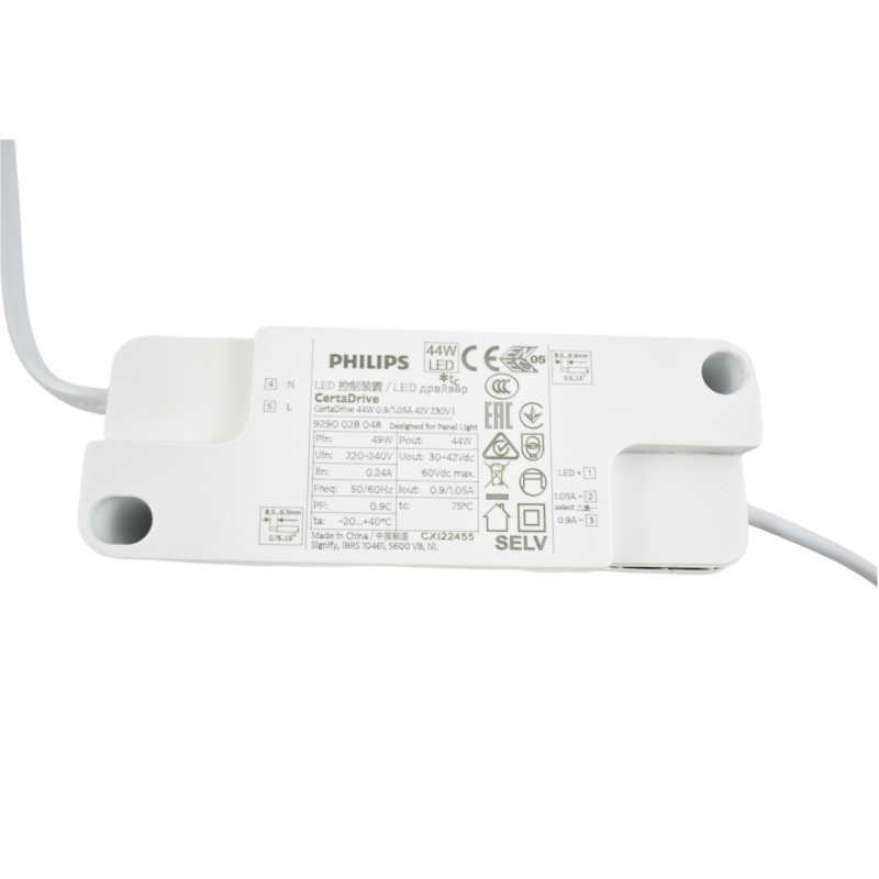 Pack of 12 slim LED panels 120X60cm - PHILIPS Driver - 72W - UGR19