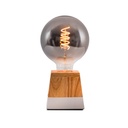 Smoky" E27 G125 decorative filament bulb with smoky tint - 4W - 2200K