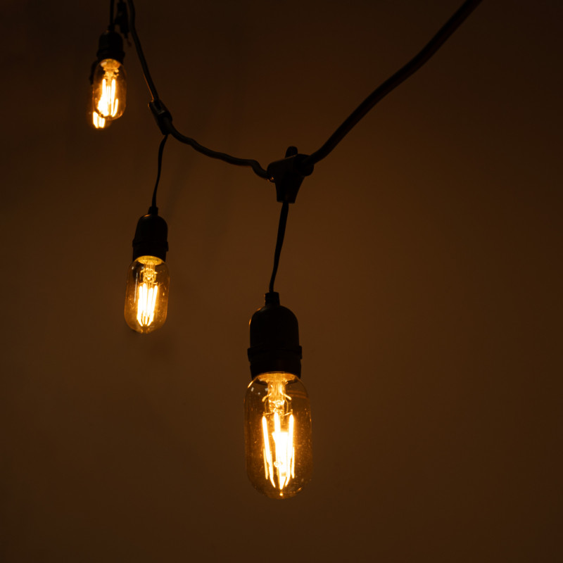 LED filament bulb E27 T45 - 4W - Vintage - 2200K
