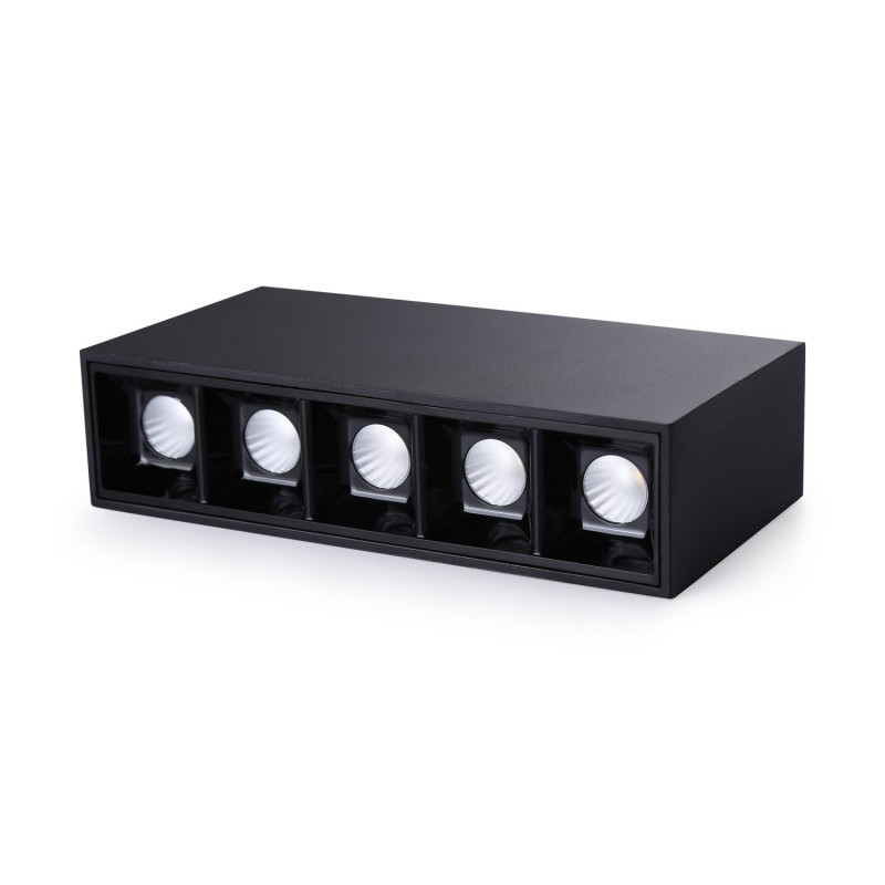 Linear spotlight LED surface white - 10W - UGR18 - CRI90 - OSRAM chip