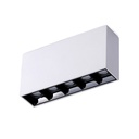 Linear spotlight LED surface white - 10W - UGR18 - CRI90 - OSRAM chip