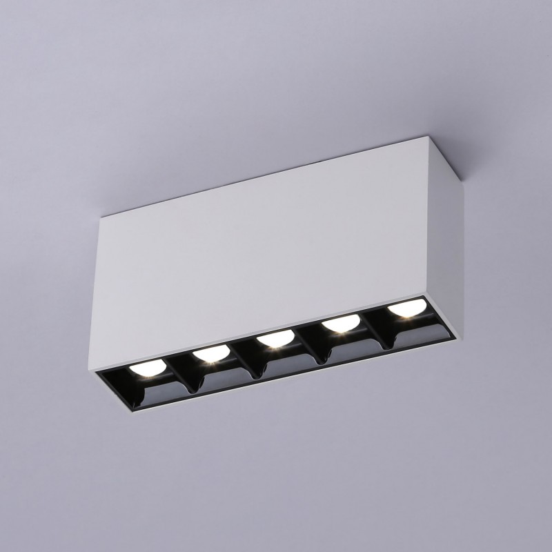 Linear spotlight LED surface white - 10W - UGR18 - CRI90 - OSRAM chip