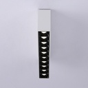 Linear LED surface spotlight black color - 20W - UGR18 - CRI90 - OSRAM Chip
