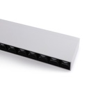 Linear LED surface spotlight black color - 20W - UGR18 - CRI90 - OSRAM Chip