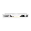 Linear LED surface spotlight black color - 20W - UGR18 - CRI90 - OSRAM Chip
