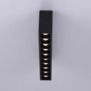 Linear LED surface spotlight black color - 20W - UGR18 - CRI90 - OSRAM Chip