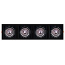 Pack x 4 - Square cardan type downlight ring for QR111 or AR111 bulb - Cutting 155 x 155 mm