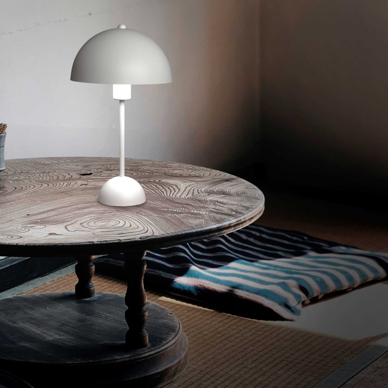 Metal table lamp "Seta" - E27 - With plug and switch