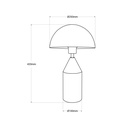 Metal table lamp "Cutt" - E27