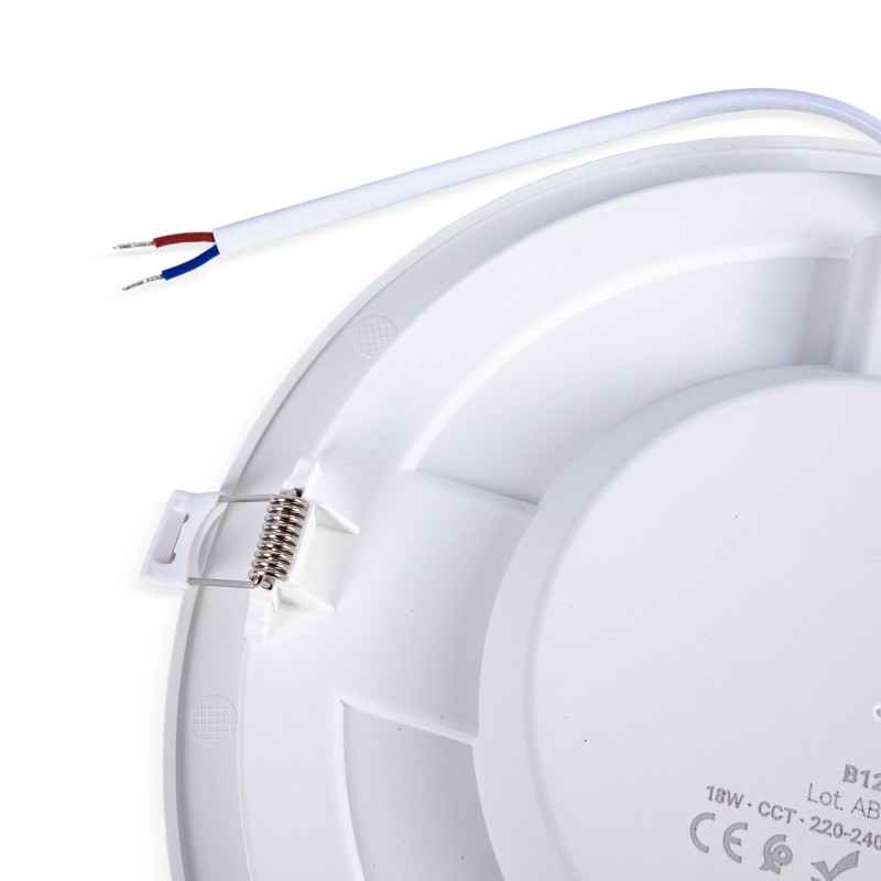 CCT LED Downlight with PIR sensor - 18W - Cutout Ø 200-210mm