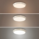 Watertight LED CCT ceiling light - 18W - Ø25cm - 1920lm - IP65