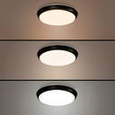Watertight LED CCT ceiling light - 18W - Ø25cm - 1920lm - IP65