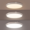 Watertight LED CCT ceiling light - 30W - Ø35cm - 3180lm - IP65