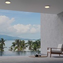 Watertight LED CCT ceiling light - 30W - Ø35cm - 3180lm - IP65