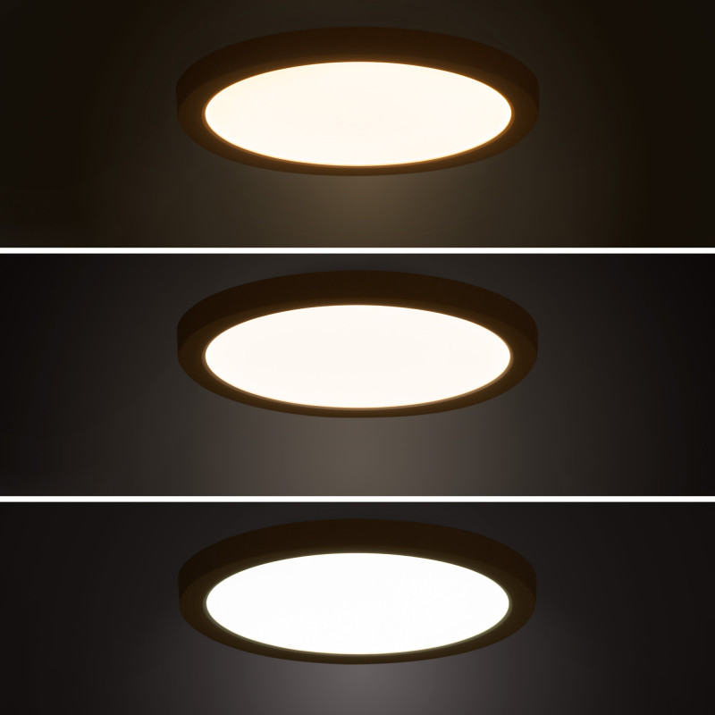Outdoor LED CCT ceiling light - 18W - Ø22,5cm - 1450lm - IP44